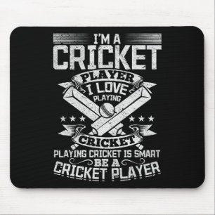 Alfombrilla De Ratón Juego de Cricket - Jugar Cricket es Inteligente Se