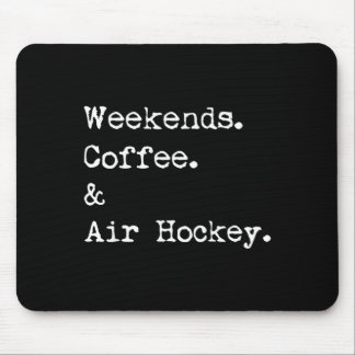 Alfombrilla De Ratón Juego de mesa de hockey sobre aire y café de fin d