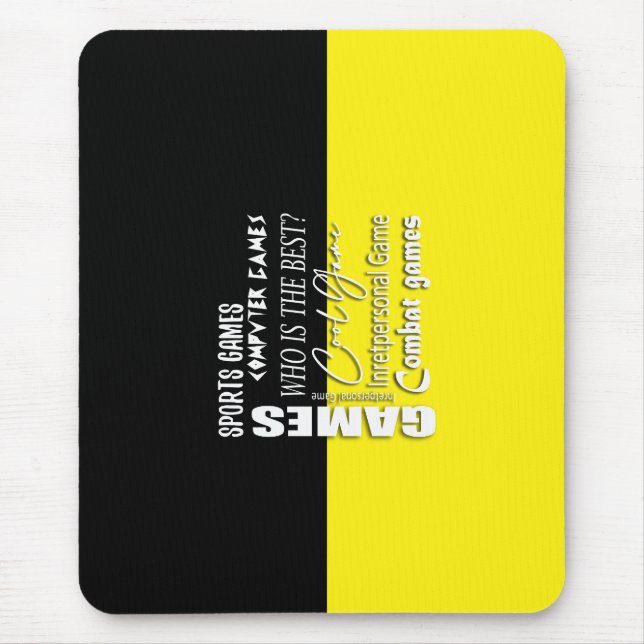 Alfombrilla De Ratón Juego de ordenador de jugador (Frente)