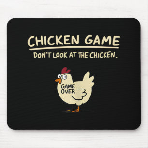 Alfombrilla De Ratón Juego de Pollo No Mires Al Pollo Pollo Divertido