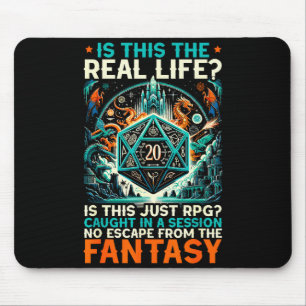 Alfombrilla De Ratón Juego de rol Rpg Master D20 Mesa divertida Rp