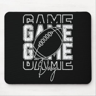 Alfombrilla De Ratón Juego de Vintage Day Futbol Funny Gameday Team Spo