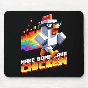 Alfombrilla De Ratón Juego Divertido Humor Meme Hacer Algo De Pollo Art