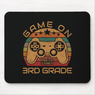 Alfombrilla De Ratón Juego en 3er grado Primer día regalo de jugador de
