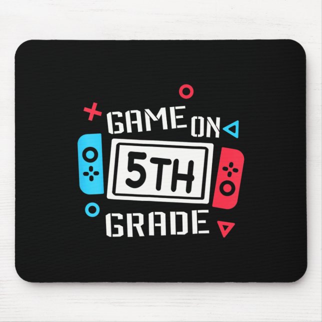 Alfombrilla De Ratón Juego En 5º Grado Equipo De Diversión Quinto De Vu (Frente)