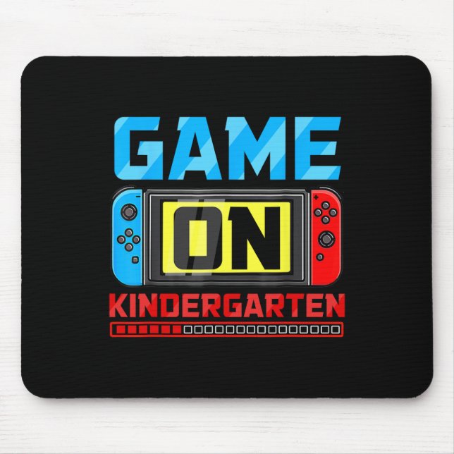 Alfombrilla De Ratón Juego En Kindergarten Gamer De Vuelta A La Escuela (Frente)