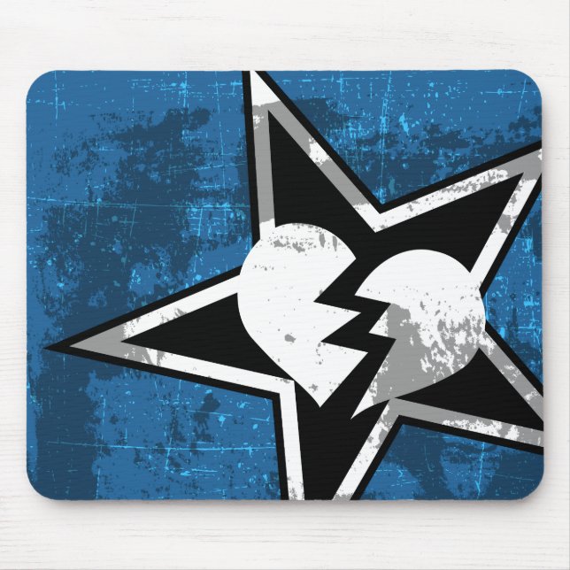 Alfombrilla De Ratón Juego Mousepad de la máquina del odio (azul) (Frente)