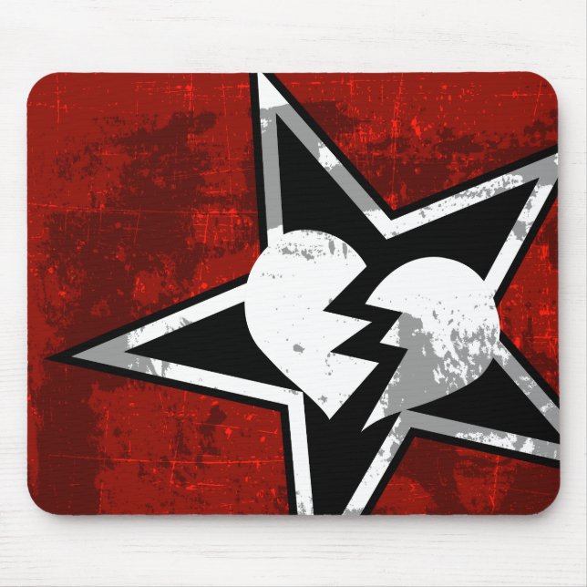 Alfombrilla De Ratón Juego Mousepad de la máquina del odio (rojo) (Frente)