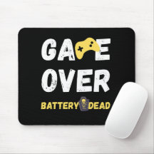 Juego Terminado Batería Muerta Diseño Divertido pa