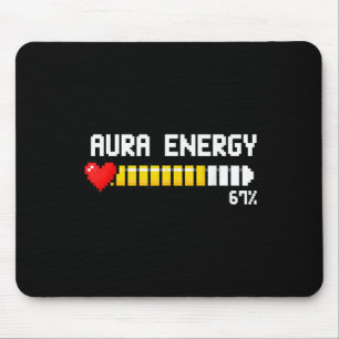 Alfombrilla De Ratón Juegos 67 Aura Energía 67 Por ciento Meme Jugador