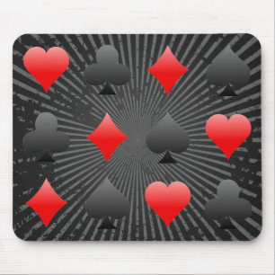 Alfombrilla De Ratón Juegos de la tarjeta de la veintiuna/del póker: