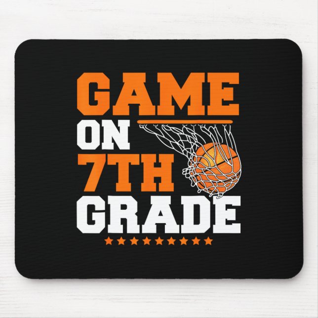 Alfombrilla De Ratón Juegos Diversos En El Séptimo Grado De Bysketbyll  (Frente)