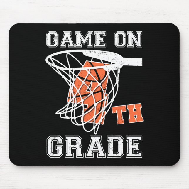 Alfombrilla De Ratón Juegos En El Primer Día De La Escuela De Baloncest (Frente)