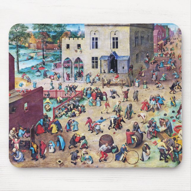 Alfombrilla De Ratón Juegos infantiles, Pieter Bruegel (Frente)