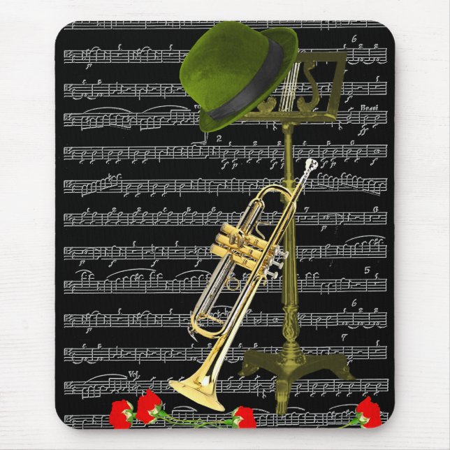 Alfombrilla De Ratón Juegue la música. (Frente)