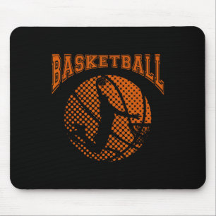 Alfombrilla De Ratón Jugador Bysketbyll Jugador Dunk Entrenador Deporti