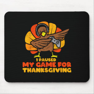 Alfombrilla De Ratón Jugador de Acción de Gracias, videojuego de Turquí