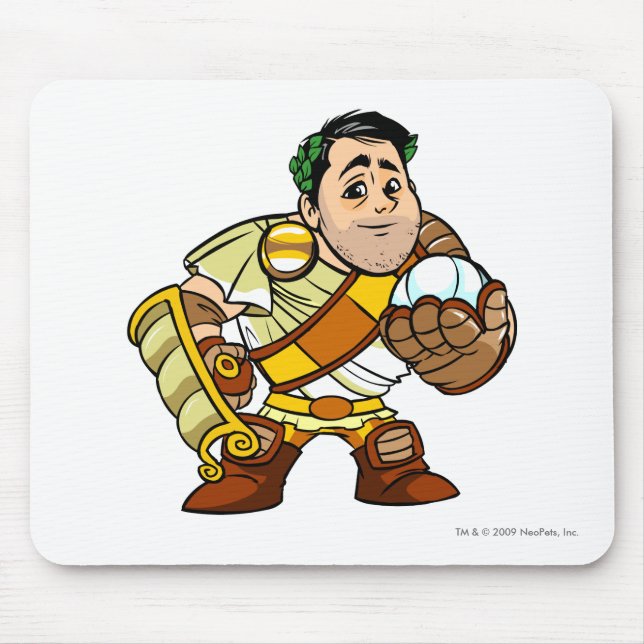 Alfombrilla De Ratón Jugador de Altador del personal del EL Picklesaur (Frente)