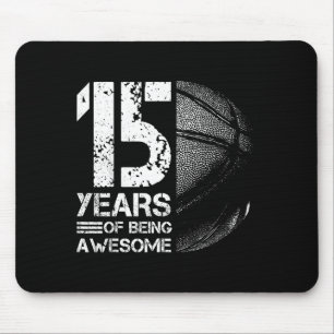 Alfombrilla De Ratón Jugador de Baloncesto Antiguo 15 Baloncesto 15 Año