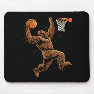 Alfombrilla De Ratón Jugador de Baloncesto Bigfoot Sasquatch Divertido