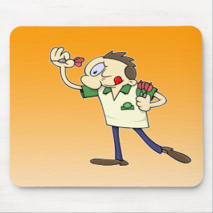 Alfombrilla De Ratón Jugador de dardos