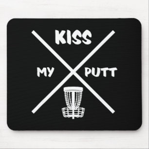 Alfombrilla De Ratón Jugador de Disc Golf Besa Mi Putt - Frolf Frisbee 