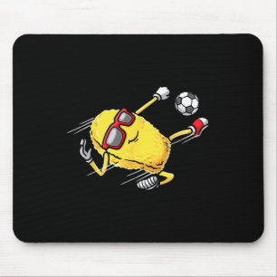 Alfombrilla De Ratón Jugador de fútbol Chicken Nugget jugando fútbol ch