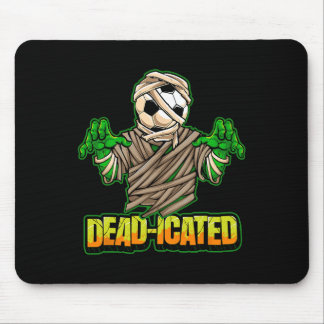 Alfombrilla De Ratón Jugador de Fútbol Zombie Fútbol Espeluznante Hallo