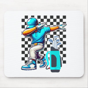 Alfombrilla De Ratón Jugador de golf Dabbing Golfer Golfing Funny Boys 