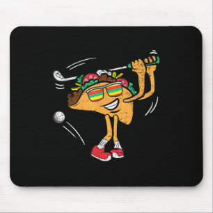 Alfombrilla De Ratón Jugador de golf Taco Cinco De Mayo Cocina Mexicana