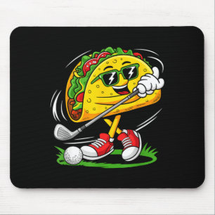 Alfombrilla De Ratón Jugador de golf taco cinco de mayo golfista mexica
