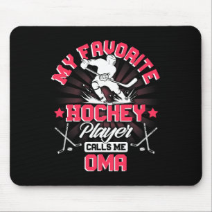Alfombrilla De Ratón Jugador de Hockey Hielo Mi Jugador de Hockey Favor