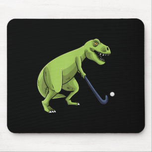 Alfombrilla De Ratón Jugador de Hockey sobre Césped Dinosaurio T-rex Ho