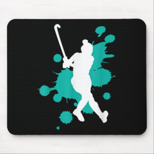 Alfombrilla De Ratón Jugador de Hockey sobre Césped Diseño de Salpicadu