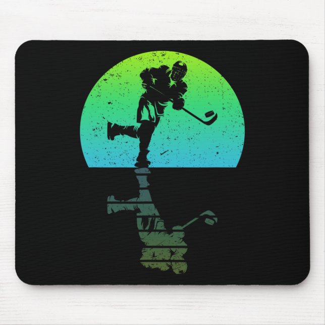 Alfombrilla De Ratón Jugador de hockey sobre hielo (Frente)