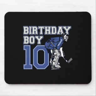 Alfombrilla De Ratón Jugador de hockey sobre hielo de 10 años con tema 