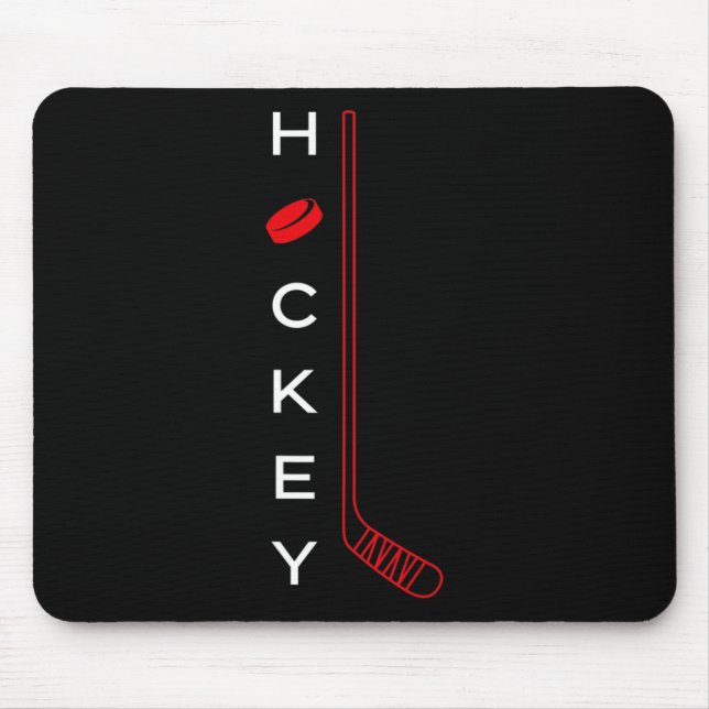 Alfombrilla De Ratón Jugador de hockey sobre hielo regalo 2 (Frente)