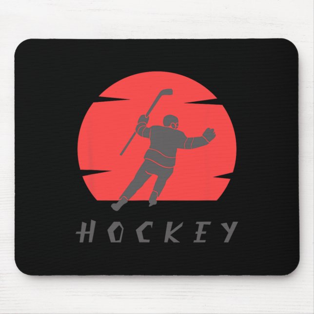 Alfombrilla De Ratón Jugador de hockey sobre hielo regalo 6 (Frente)