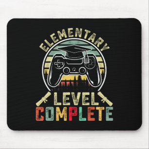 Alfombrilla De Ratón Jugador de nivel elemental completo Graduado eleme