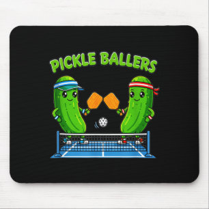 Alfombrilla De Ratón Jugador de paleta de pickleball divertidos jugador