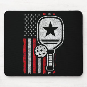 Alfombrilla De Ratón Jugador de pelota de futbol - Bandera Americana -