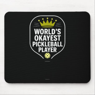 Alfombrilla De Ratón Jugador de pickleball más o menos del mundo divert