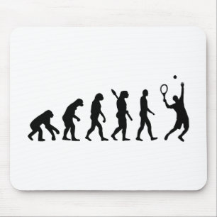 Alfombrilla De Ratón Jugador de tenis de la evolución