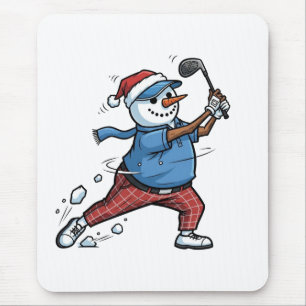 Alfombrilla De Ratón Jugador de Tenis Muñeco de Nieve Navidad 2026 Fie