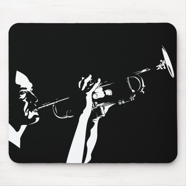 Alfombrilla De Ratón Jugador de trompeta Mousepad (Frente)
