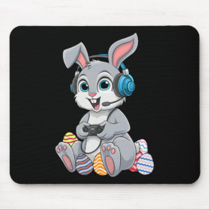 Alfombrilla De Ratón Jugador de video Bunny Egg Gaming Boys Niños Happy