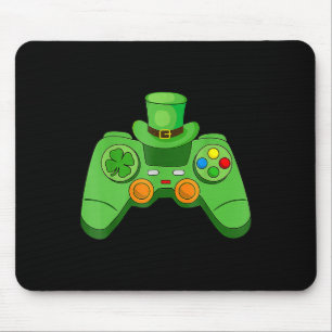 Alfombrilla De Ratón Jugador De Videojuegos Niños Sta Patricks Day Gami