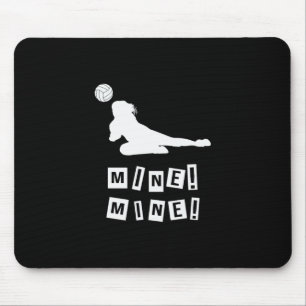 Alfombrilla De Ratón Jugador de voleibol   Mina de voleibol