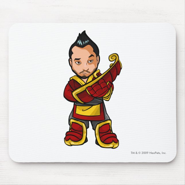 Alfombrilla De Ratón Jugador del personal de Bancha Ninja Shenkuu (Frente)
