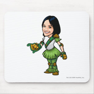 Alfombrilla De Ratón Jugador del personal de la isla del misterio de